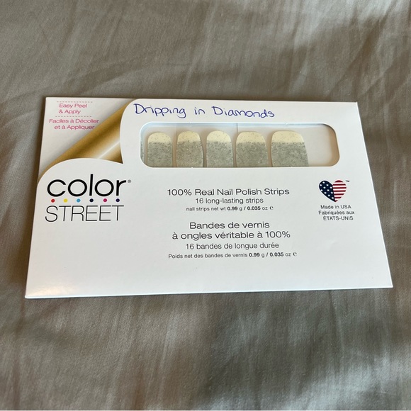 *Retired* Color Street: Dripping in Diamonds | Silver Glitter Overlay Party - Picture 4 of 13